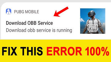 FIX PUBG Mobile Download OBB Service is Running Error | Download OBB Service is Running PUBG Problem