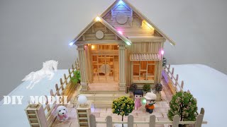 dream housewooden | stick house | DIY Model
