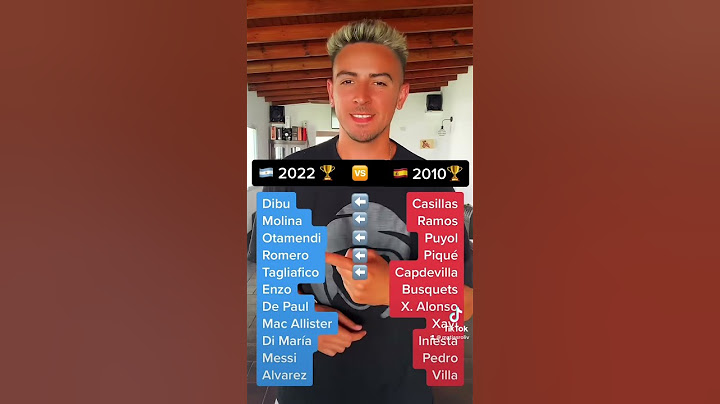 ¿ESPAÑA 2010 o ARGENTINA 2022? ¿CUAL ES MEJOR? #futbol