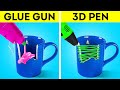 HOT GLUE vs 3D PEN! How to Fix Anything Around You