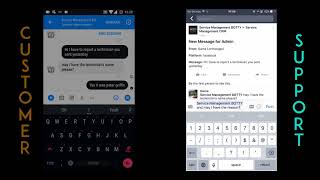 BOTTY Contact Admin - Communication between Messenger & Workplace screenshot 4