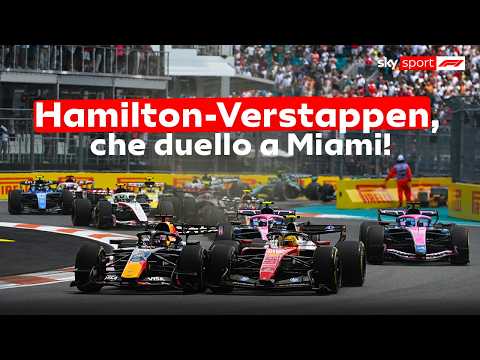Video F1, GP di Miami: il duello tra Hamilton e Verstappen nella Sprint in Florida