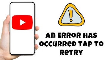 Fix An Error has occurred tap to retry problem solve in YouTube 2023
