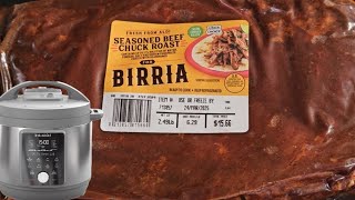 Aldi Birria Seasoned Chuck Roast Dinner Instant Pot Recipes Dump & Go Easy Pressure Cooker Dinners