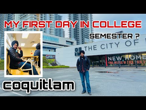 VLOG 32??MY FIRST DAY IN COQUITLAM COLLEGE CANADA ?/ OFFLINE CLASSES / ਪਹਿਲੇ ਦਿਨ ਹੀ ASSIGNMENT?