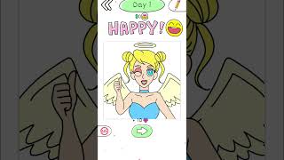 Draw Happy Angel || Drawing Apps || Android Gameplay || Wingman screenshot 5