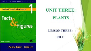 Facts and Figures | Unit 3 | Lesson 3 | Rice