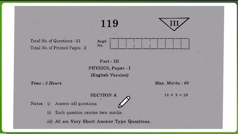 Ap Inter First year 2024-25 (Pre-final)Exams😍 Physics Question Paper 💯 V.imp ❤️ || Ap Inter 2025