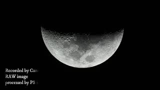 Astronomy: Svbony Zoom and telescope SICONG == Moon December 20 2020  @CanonUSA  Canon T6i EOS screenshot 2