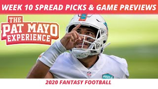 2020 NFL Week 10 Picks Against The Spread, Election Gambling Swings, McDonald's Monopoly, Masters