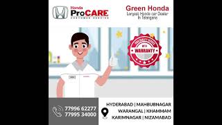 Green Honda - Body and paint repair - Authorized Honda service centre