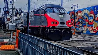 New Year s sp Railfanning on caltrain in the peninsula from - FT S HC and more