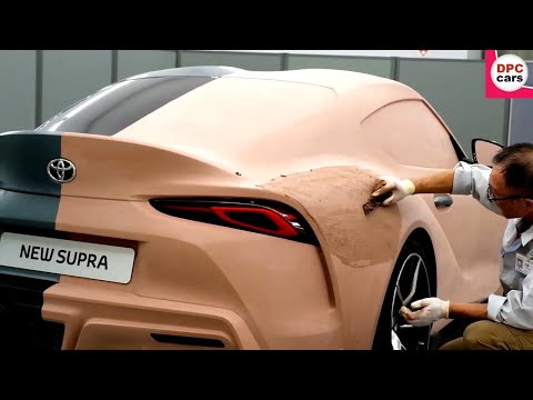 Toyota GR Supra   Building A Car From Clay