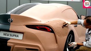 Toyota GR Supra   Building A Car From Clay