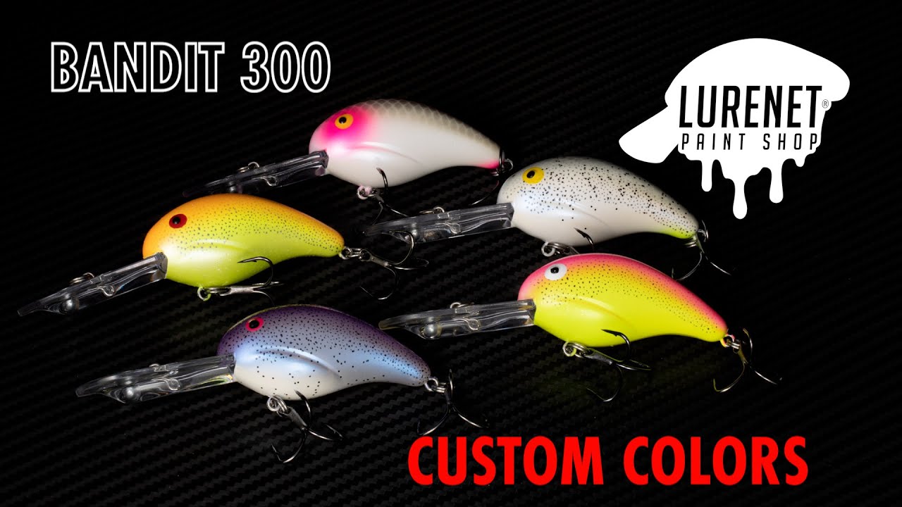 Bandit 300 Custom Crappie Series - Lurenet Paint Shop (Custom Painted Lures)  