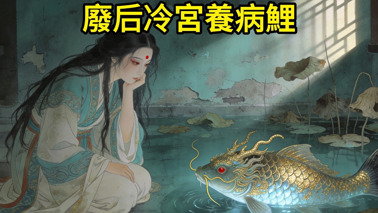 廢後在冷宮養了一池病鯉，人人嫌臭。大旱三年，國師說需真龍之息祈雨，而冷宮病鯉化龍騰空，皇帝驚呆。#民間故事 #故事頻道 #感人故事 #感人故事 #情感