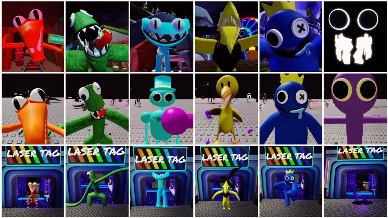 accurate roleplay RP vs concept vs rainbow friends all badges