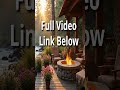 Log Fire Pit Crackling River Spring #meditation #burningfireplace #relax #sleep #relaxing