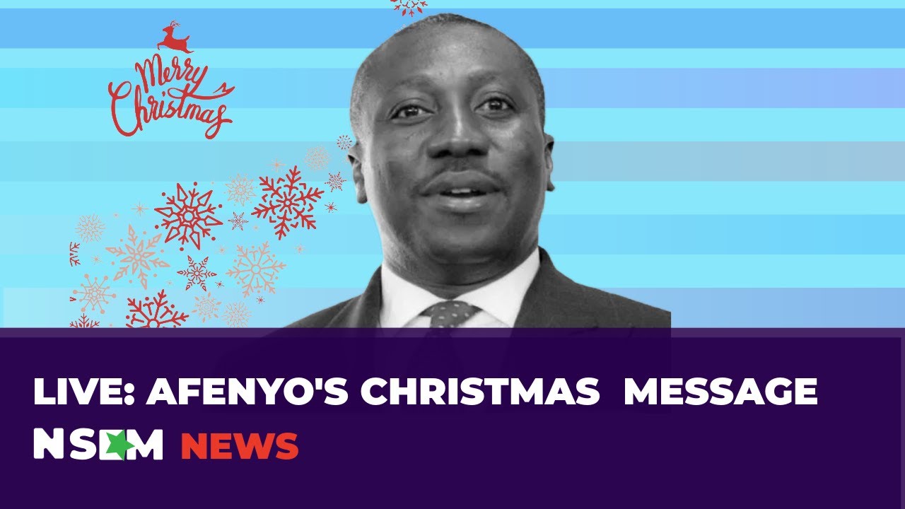 Minority Speaker Hon. Afenyo-Markin’s Christmas Message to Ghanaians |REPLAY