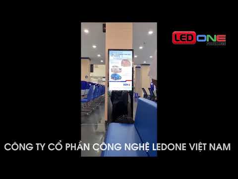 Lắp đặt LCD quảng cáo chân đứng 43" cho BIDV chi nhánh Tây Ninh.