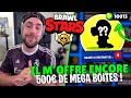 Mon invit a mis 300 000 dans brawl stars et moffre 500 de mga boites 