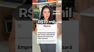 Vendedora condenada R$10mil de indenização #registrodemarca  #Empreendedor #Manicure #Cabeleireiro