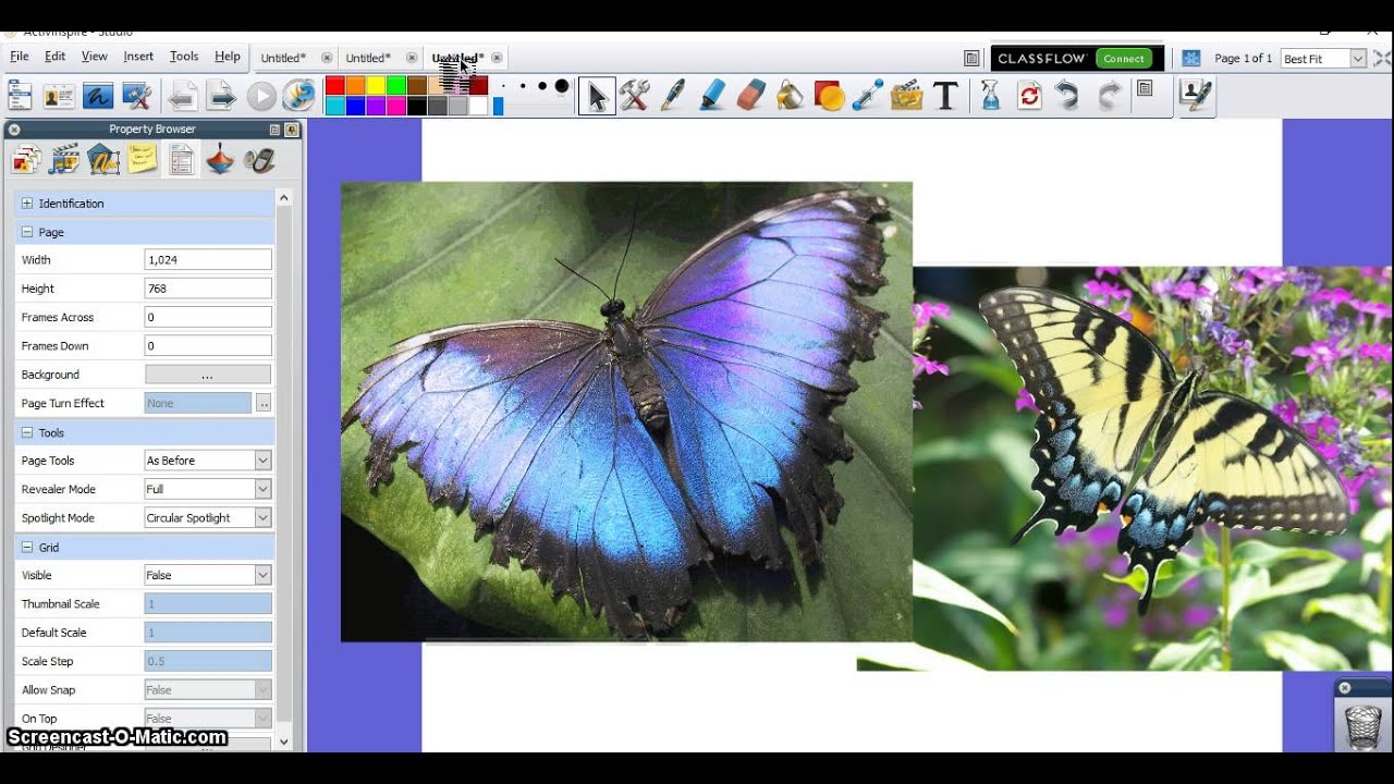 ActivInspire Video 16 - hide / show, transulcency slider, locking images, notes browser