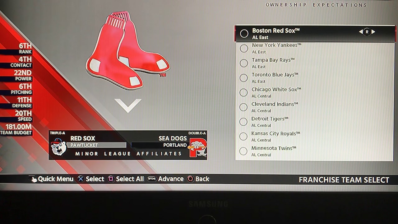 Rebuilding Boston Red Sox MLB to show 18