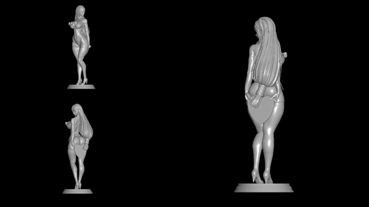 Naked Valentine Tifa Lockhart STL File: Adult, NSFW, +18 3D Printing Model File