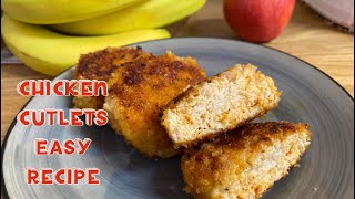 Chicken cutlets recipe | make cutlets with chicken breasts