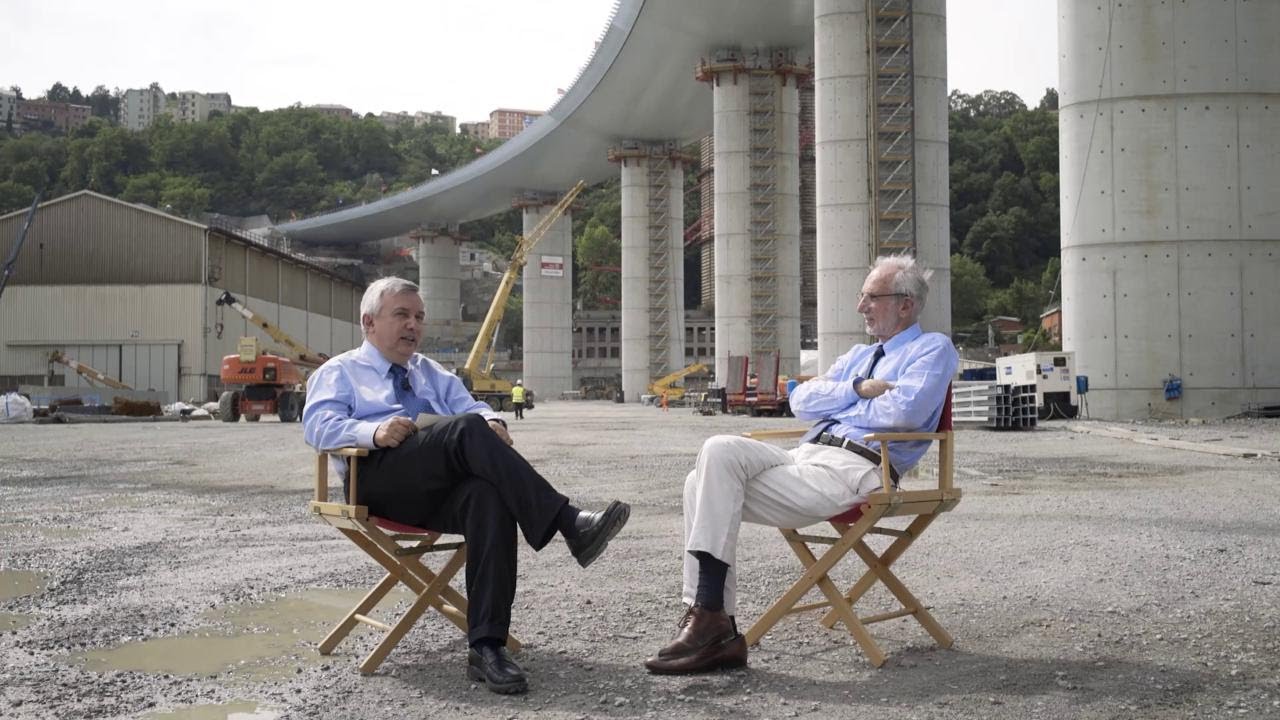 Renzo Piano dal ponte Morandi al ponte San Giorgio: "Il grande rammendo"