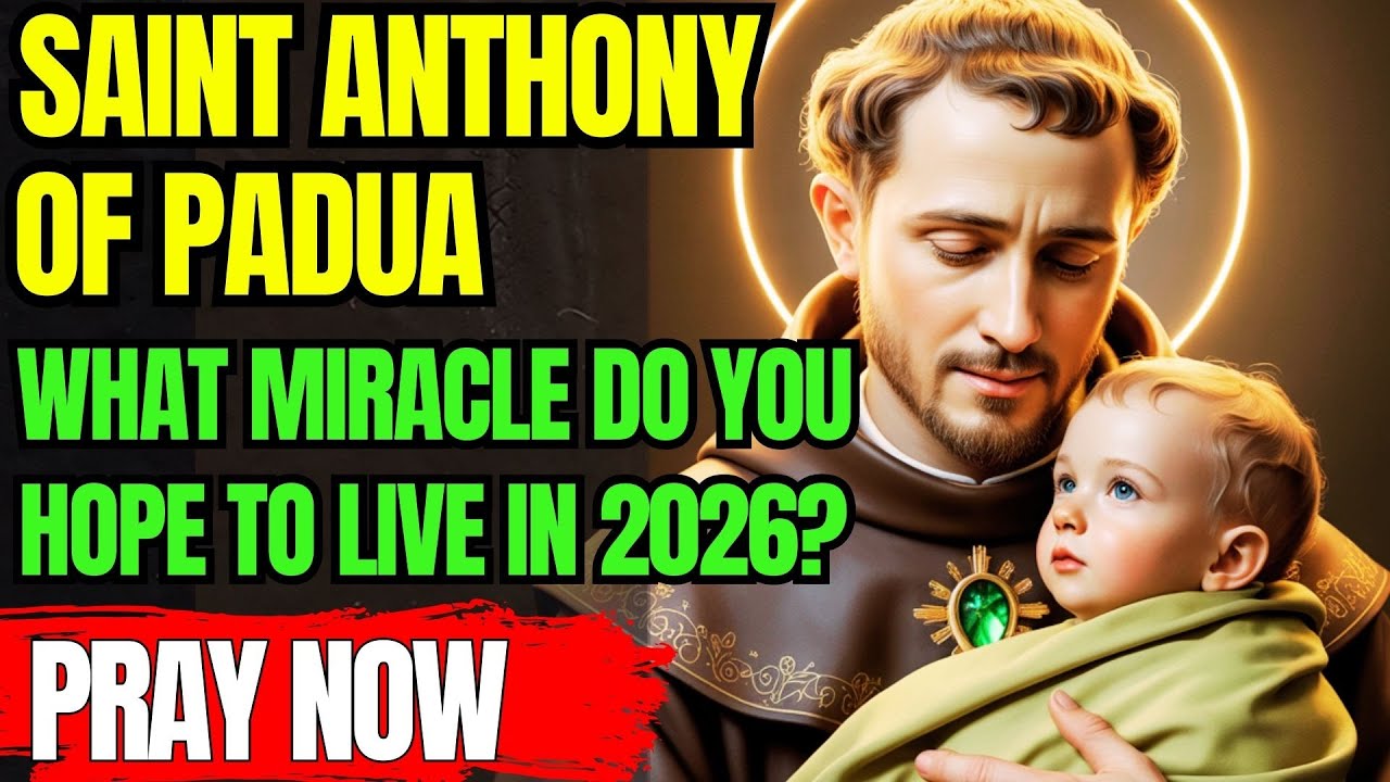 💖 POWERFUL PRAYER TO SAINT ANTHONY OF PADUA FOR IMPOSSIBLE AND URGENT CASES