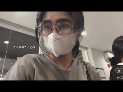 january vlog: thesis guidance, monthly control, try cromboloni, snow fruit, grand lucky pizza ⋆｡° ✮