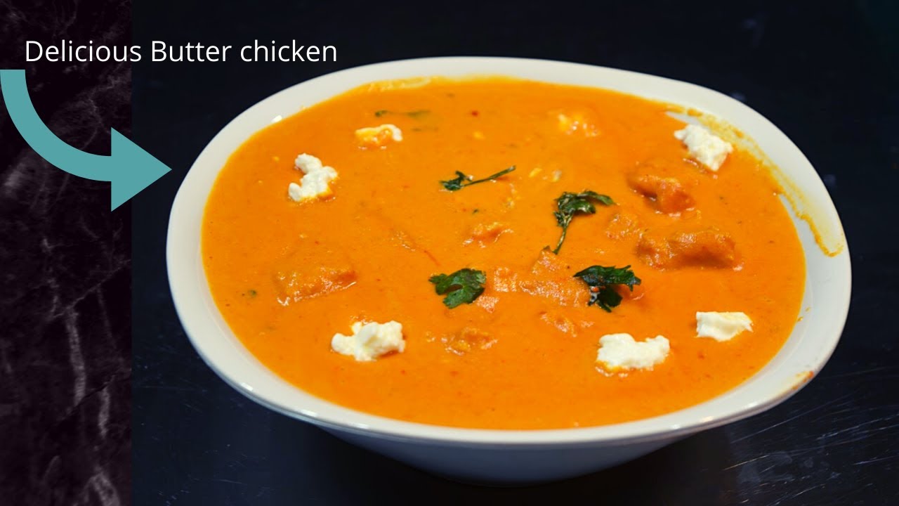 Butterchicken//How to make Indian Butter chicken at home//creamy