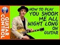 How to Play You Shook Me all Night Long on Guitar - AC DC Back in Black Lesson