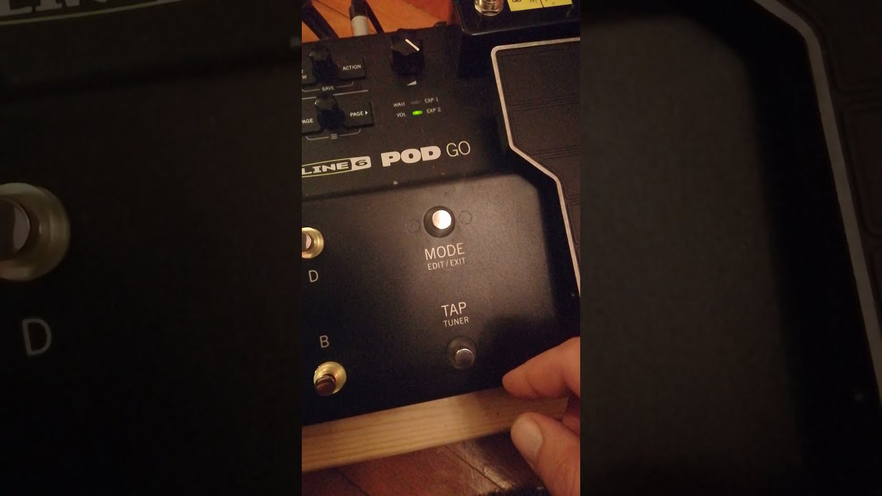 Line 6 POD Go Wireless ※ボタンLED、Bボタン不調 podgowirelesstop_1__51464.