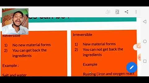 Class 6 Changes around us part 3