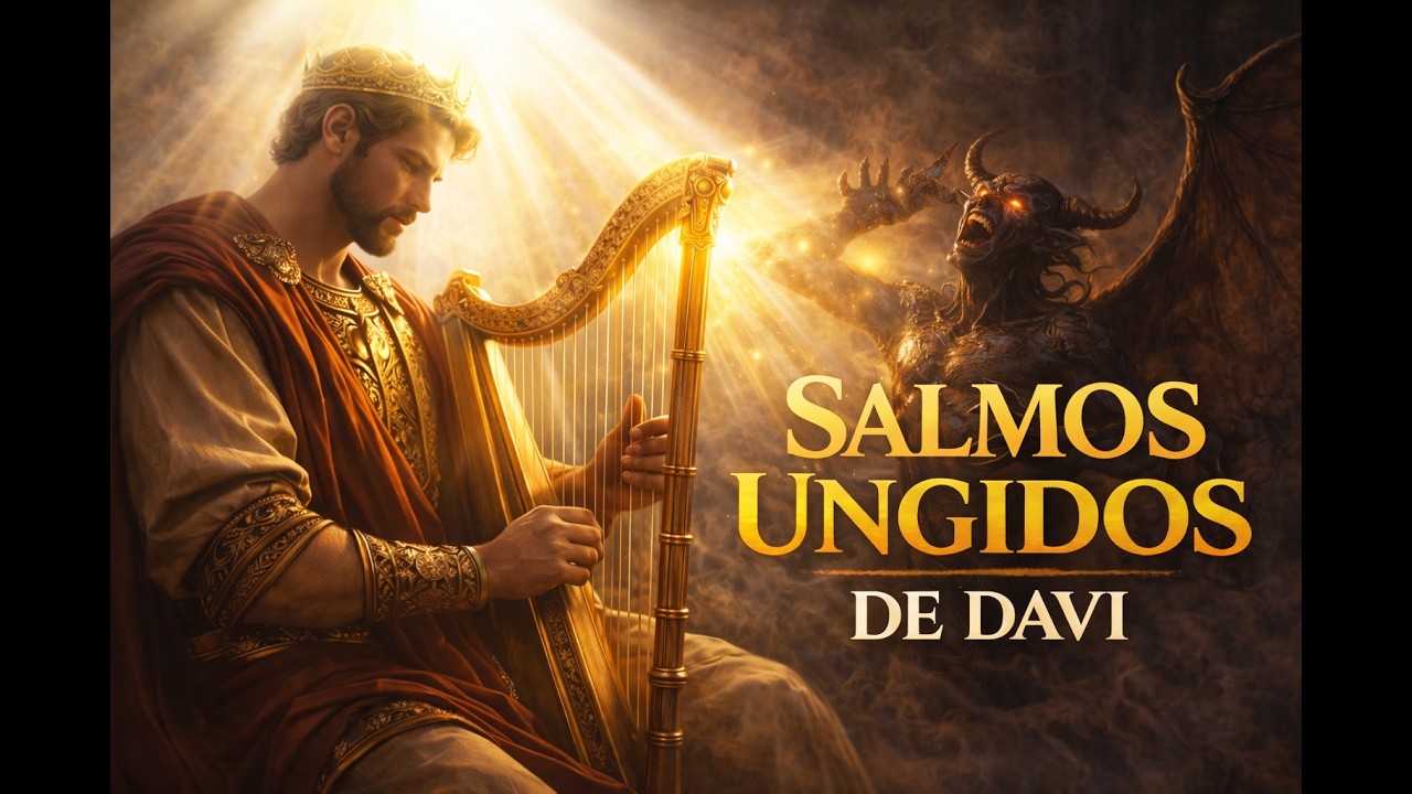 SALMOS UNGIDOS DE DAVI PARA PROTEÇÃO 🌙 Paz, Meditação e Devocional (Noite e Manhã) #salmos #oração