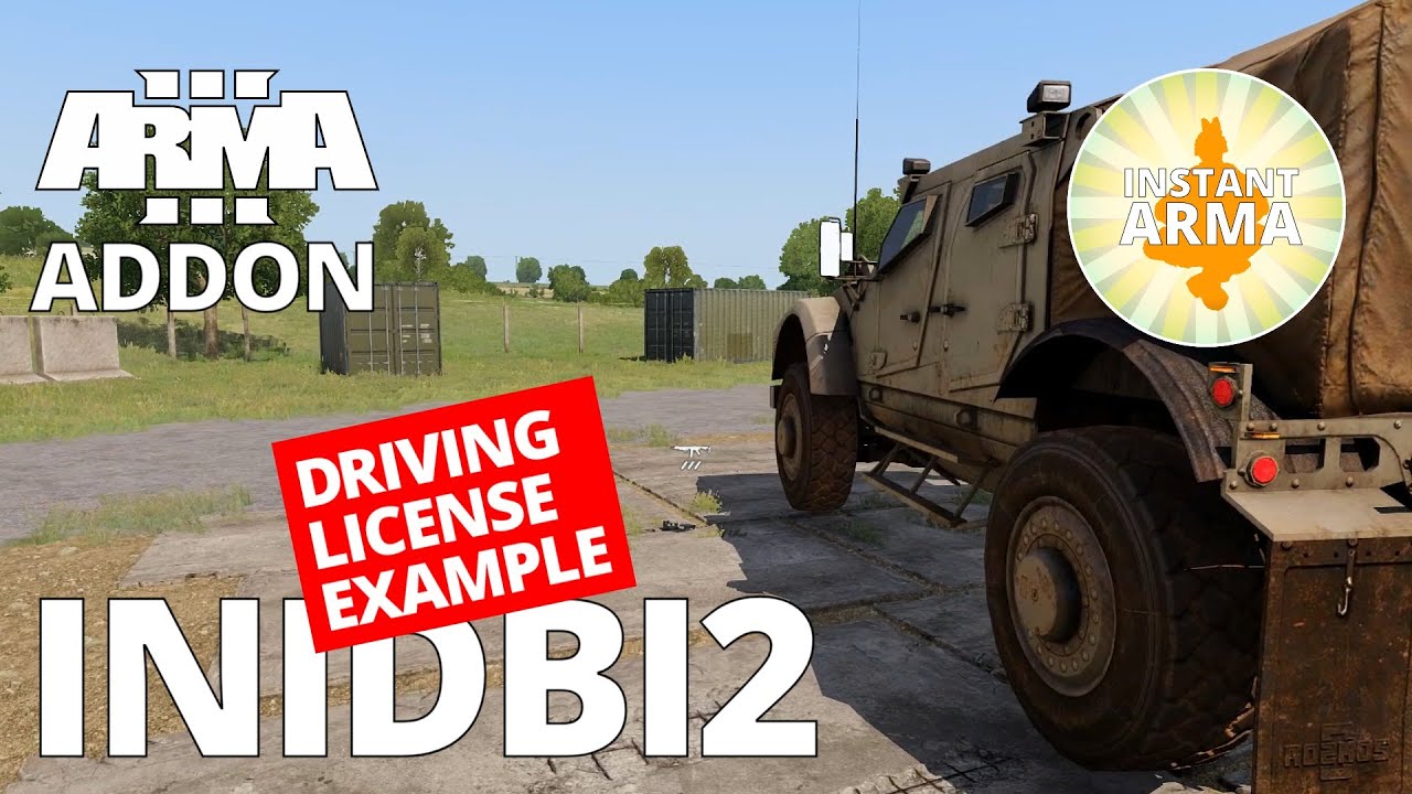 INIDBI2 – Arma 3 Mod Presentation with Driving License Example