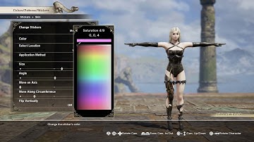 How to create a2 from nier automata in Soul calibur 6