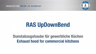 UpDownBend: Dunstabzug in Großküchen | UpDownBend: Exhaust hoods in commercial kitchens