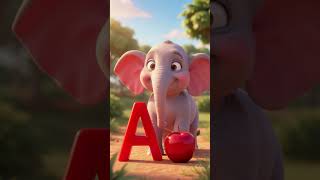 A for Apple 🍎 #abcsong #shorts