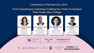 From Parenting to Coaching: Guiding our teens to achieve their goals after college (15 Sep 2023)