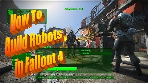 How to Build Robots and Workstation in Fallout 4 Automatron DLC