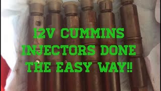 12V CUMMINS  INJECTOR REMOVAL DONE  THE EASY WAY WITH A TOOL!!!!