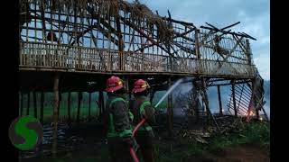 Kandang Ayam di Mojoagung Ludes Dilalap Si Jago Merah