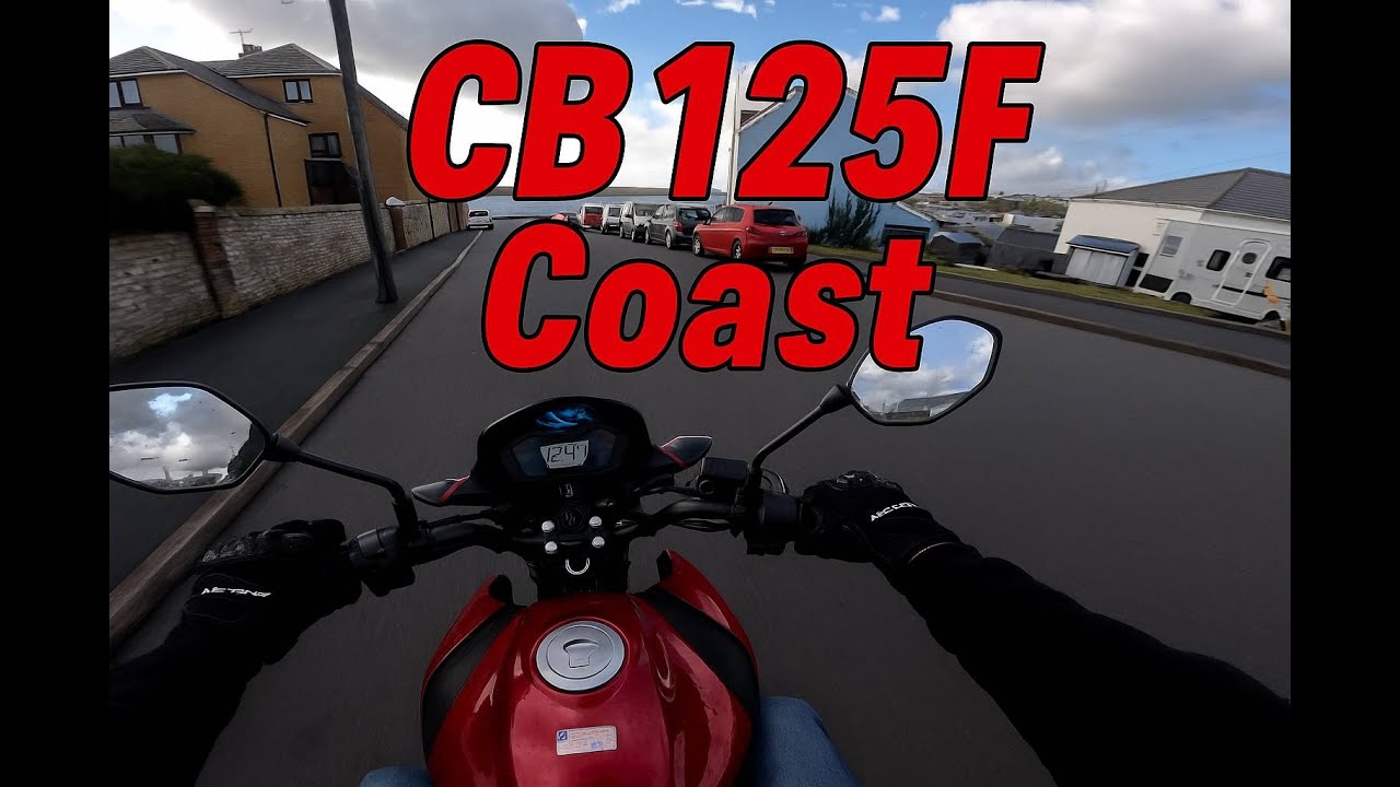 Honda CB125f Coastal Ride ☀️🌈