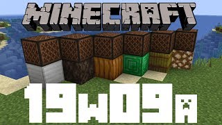 Minecraft 1.14 News – Snapshot 19w09a: New Note Block Sounds!