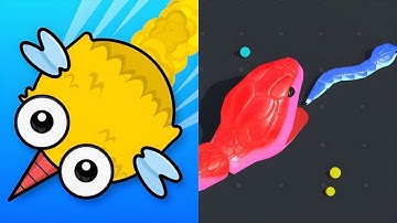 Snake Clash.io VS Mosquito.io - All Max Android Gameplay, IOS Game 