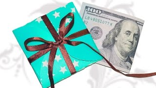 DIY crafts - paper envelope for money / origami easy / DIY beauty and easy